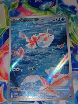 Pokemon TCG: Goldeen (Illustration Rare) - 87/84 - ME: Pitch Black - NM - Image 1
