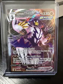 Pokemon TCG Rapid Strike Urshifu VMAX 088/163 SWSH05 Ultra Rare Holo 330 HP - Image 1