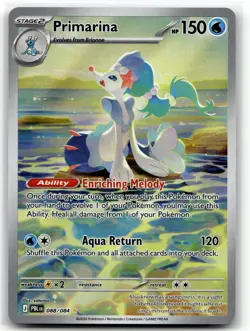Primarina 088/084 Illustration Rare Pitch Black Pokemon Holo NM/M - Image 1
