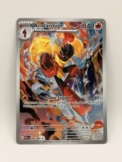 Armarouge 086/084 Full Art Illustration Rare Me05: Pitch Black Holo Pokemon TCG - Image 1