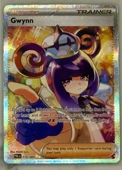 Gwynn 119/084 Pokemon Pitch Black Holo SIR Illustration Rare NM-MINT - Image 2
