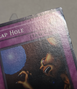 Yugioh Trap Hole LOB-058 Unlimited Super Rare Legend of Blue Eyes White Dragon - Image 2