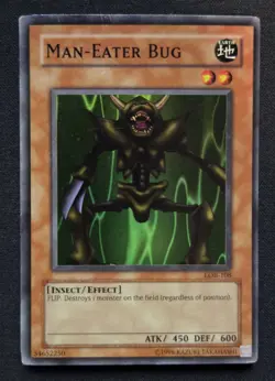 Yugioh Man-Eater Bug LOB-108 Legend of Blue Eyes White Dragon Unlimited HP - Image 1