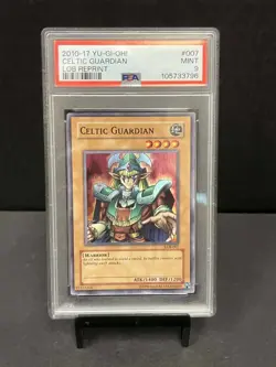 (PSA 9) CELTIC GUARDIAN 2010-17 YU-GI-OH LOB REPRINT HOLOFOIL - Image 1