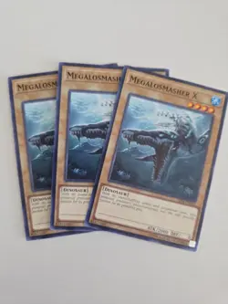 3x Megalosmasher x SR04-EN003 Playset Common Unlimited Edition Near Mint - Image 1