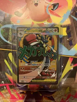 Mega Lucario ex MEP 033 - NM Pokemon Mega Evolution Holo Promo Attack Rare - Image 1