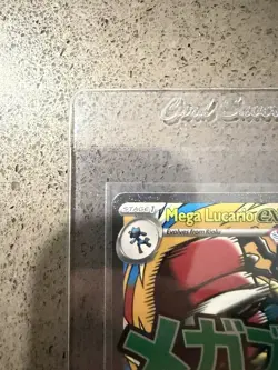Pokemon Mega Lucario ex MEP 033 Black Star Promo Mega Attack Rare NM - Image 3