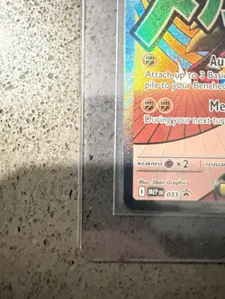 Pokemon Mega Lucario ex MEP 033 Black Star Promo Mega Attack Rare NM - Image 4