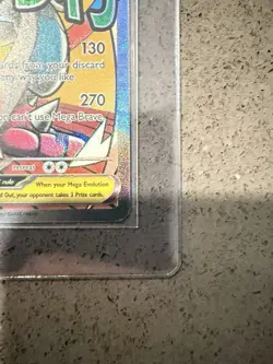 Pokemon Mega Lucario ex MEP 033 Black Star Promo Mega Attack Rare NM - Image 5