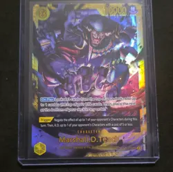 Bandai One Piece Marshall D. Teach OP09-119 New Emperor SEC Alt Art Foil Eng - Image 1