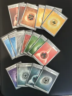 x17 Pokemon TCG - Reverse Holo Energy Lot - Scarlet & Violet Series Assorted - Image 1