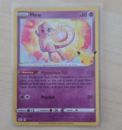 The Pokemon Company Mew Celebrations 011/025 2021 English Holo Rare Basic 60 HP - Image 1