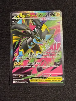 Mega Zeraora EX 098/084 Full Art Ultra Rare NM Pitch Black PBL Pokemon TCG NM - Image 1