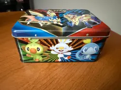 Pokemon EMPTY Collectors Chest Tin Metal Lunch Box Zacian Zamazenta Sword Shield - Image 2