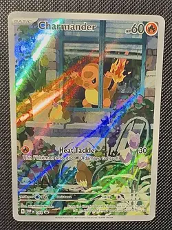 Charmander SVP #044 Holo Black Star Promo Card - SV: Scarlet & Violet - Image 1