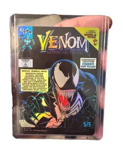2025 Marvel Magic The Gathering Venom Eddie Brock Foil Borderless Card - Image 2