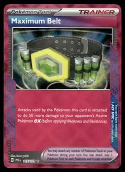 Pokemon Cards Maximum Belt 117/131 Prismatic Evolutions Holo ACE SPEC Rare NM *1 - Image 1