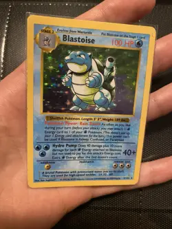 1999 Pokemon Base Set Shadowless Blastoise 2/102 Holo Rare WOTC Vintage Card - Image 1