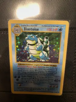 1999 Pokemon Base Set Shadowless Blastoise 2/102 Holo Rare WOTC Vintage Card - Image 3
