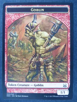 Goblin Token - Mtg Card #1W0 - Image 1