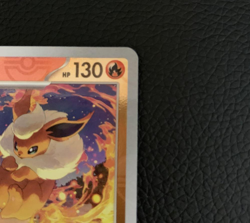 Flareon (Master Ball Foil) R 136/165 SV2a Pokemon Card 151 Nintendo - Image 3