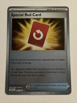 Special Red Card 082/086 • Reverse Holo • Chaos Rising • Pokemon TCG • NM - Image 1