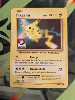 Pikachu (Pokemon League) XY202 Holo Promo League & Championship Cards NM - Image 1