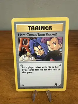 Here Comes Team Rocket 71/82 Non Holo Rare Card Pokemon Team Rocket Trainer LP - Image 1