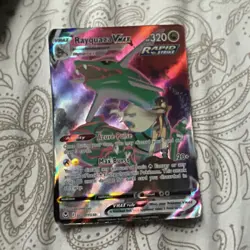 Pokemon TCG 4-Card Lot Rayquaza VMAX TG30 Celebi 012 Mega Lucario EX 179 - Image 1