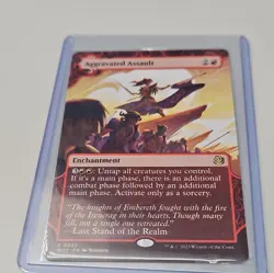 Magic: The Gathering Aggravated Assault WOE Tales Rare R0039 EN Foil - Image 1