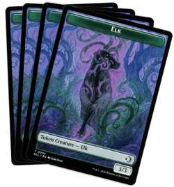 x4 Elk / Mutavault Double-Sided Token - Lorwyn Eclipsed ECL - MTG NM/M - Image 1