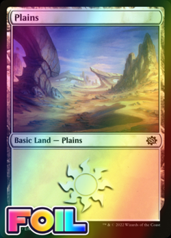 x1 Plains BRO MTG 269/287 FOIL BASIC LAND M/NM 1x - Image 1