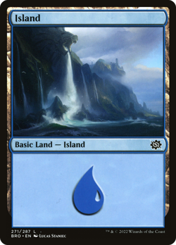 x4 Island BRO MTG 271/287 BASIC LAND M/NM 4x - Image 1