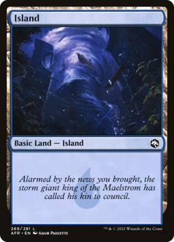 x8 Island AFR MTG 269/281 BASIC LAND M/NM 8x - Image 1