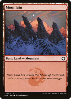 x8 Mountain AFR MTG 275/281 BASIC LAND M/NM 8x - Image 1