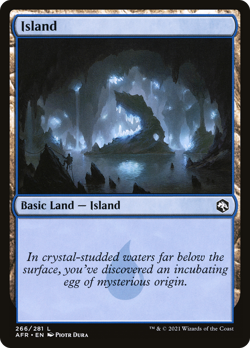 x8 Island AFR MTG 266/281 BASIC LAND M/NM 8x - Image 1