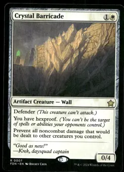 CRYSTAL BARRICADE FOUNDATIONS MAGIC: THE GATHERING LP - Image 1