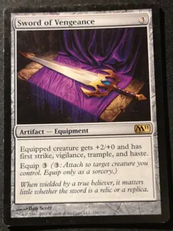 Sword Of Vengeance - M11 - MTG - LP - EN - 216/249 - Image 1
