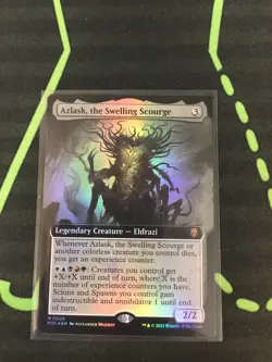 MTG Magic The Gathering Azlask, The Swelling Scourge Foil Ext. Art Eldrazi - Image 1