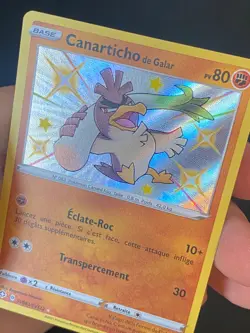 CARTE POKEMON CANARTICHO DE GALAR SV063/SV122 FR EB DESTINEES RADIEUSES - NEUF - Image 2