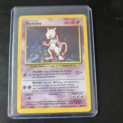 1999 Pokemon Mewtwo Holofoil #10 Rare Holo LP Vintage Base Set Unlimited - Image 4