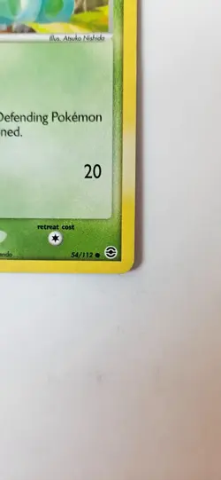 Bulbasaur Reverse Holo Pokemon EX FireRed & LeafGreen #54/112 2004 - LP - Image 5