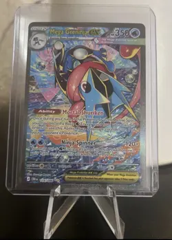 Pokemon TCG Holo Ultra Rare Mega Greninja Ex sir- Chaos Rising - Image 3
