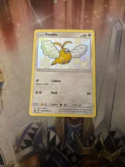 Swablu SV42/SV94 Shiny Rare Hidden Fates Shiny Vault Pokemon Holo Near Mint - Image 1