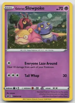 Galarian Slowpoke SWSH126 Holo Sword & Shield Promo Pokemon NM 374 - Image 1