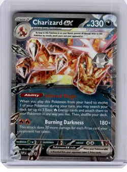2025 Pokemon—Charizard EX #196 Scarlet & Violet—Black Star Promo Holo - Image 1