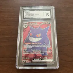 🔥Pokemon Gengar ex 193/162 Temporal Forces Ultra Rare Holo CGC 10🔥 - Image 1