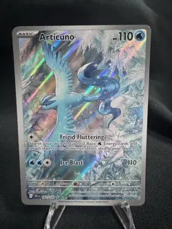 Pokemon TCG Articuno 161/159 Sv09 Journey Together Illustration Rare Holo - Image 1