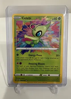 Celebi 009/185 Amazing Rare Vivid Voltage Pokemon Holo Near Mint Legendary - Image 1
