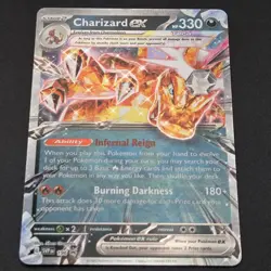 NM+ Charizard ex 196 Holo Black Star Promo, SVP- Pokemon TCG - Image 3